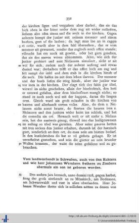 Vom landtsterbendt in Schwaben ... und wie herr Johannsen Wernhern freihern zu Zimbern abermals ain son ist geboren worden.