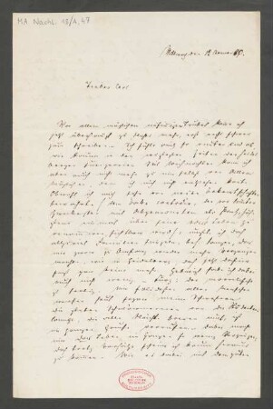 Brief an Carl Mendelssohn Bartholdy : 12.01.1860