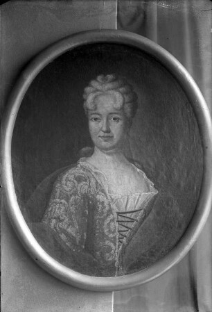Porträt einer höfischen Dame : Porträt einer höfischen Dame. Ölmalerei (1701/1800). Güstrow