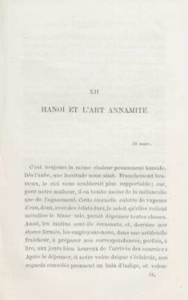 XII. Hanoi et l'art annamite