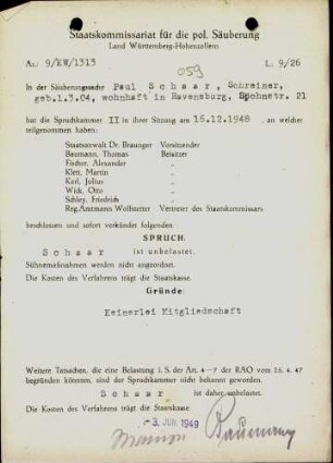 Schaar, Paul