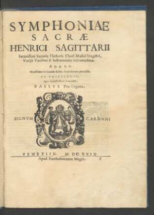Bassus pro Organo