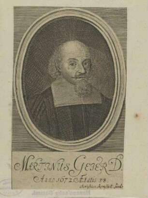 Bildnis des Martinus Geier