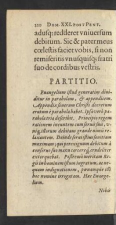 Partitio.
