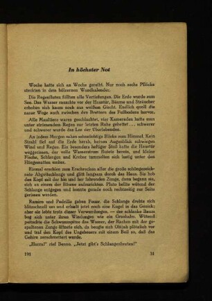 In höchster Not