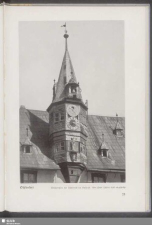 Ochsenfurt, Uhrtürmchen mit Spielwerk am Rathaus