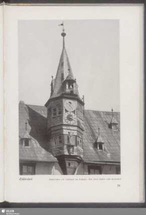 Ochsenfurt, Uhrtürmchen mit Spielwerk am Rathaus