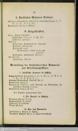 Verwaltung der Landesherrlichen Domanial- und Fideikommiß-Güter