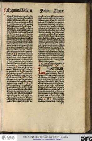 Ex libro quinto Valerii Maximi historie et autoritates.