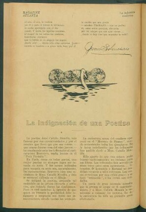 La Indignación de una Poetisa