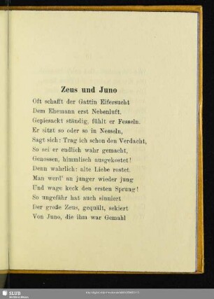 Zeus und Juno