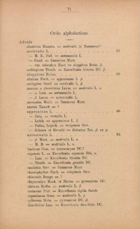Ordo alphabeticus