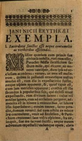 Iani Nicii Erythræi Exempla Virtutum et Vitiorum