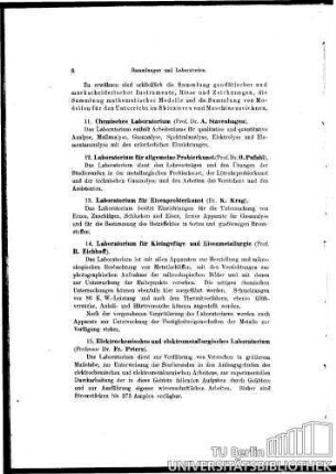 12. Laboratorium für Allgemeine Probierkunst
