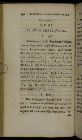 Titulus I. Modi Ius Suum Persequendi.