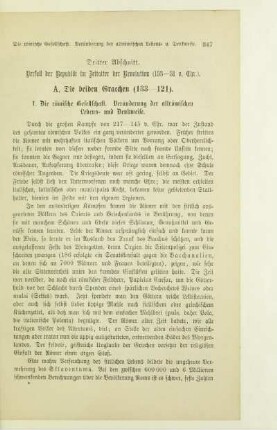 Dritter Abschnitt. Verfall der Republik im Zeitalter der Revolution (133-31 v. Chr.)