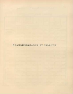 Grande-Bretagne et Irlande