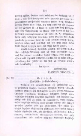 Beylage A. Embdische Rechtsbelehrung.