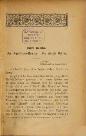 Aus der schönen, wilden Lieutenants-Zeit : Roman aus dem österreichischen Cavallerieleben von Carl Baron Torresani, 2