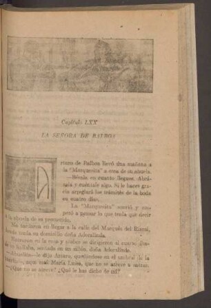 Capítulo LXX - La señora de Balboa