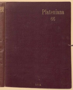 Nachlass von August Graf von Platen-Hallermünde (1796 - 1835) - BSB Plateniana, 66,c. August Graf von Platen-Hallermünde (1796 - 1835) Nachlass: Briefkonzepte Platens an verschiedene - BSB Plateniana 66.c