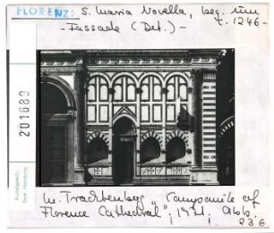 Florenz: S.Maria Novella, Fassade, Detail