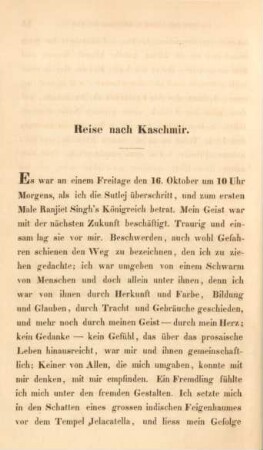Reise nach Kaschmir