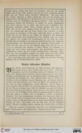 Briefe bildender Künstler