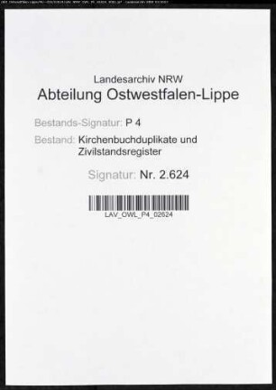 Kirchenbuchduplikate der evangelisch-reformierten Gemeinde (GHT 1834-1838). (Gemeinde: Berleburg,evangelisch-reformierte Gemeinde )