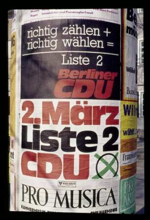 Wahlplakate CDU 2.3.75.