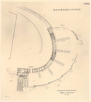 Rappbodetalsperre, Harz: EG 1:200, Strandbad