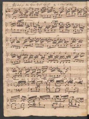 Wenn wir in höchsten Nöten sein; org; G-Dur; BWV 641