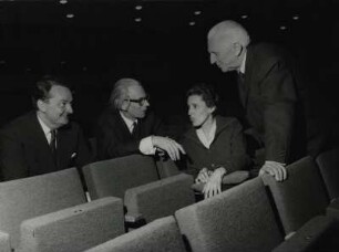 Gottfried von Einem, Boris Blacher, Erwin Piscator