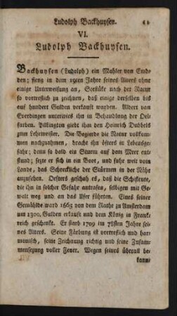 VI. Ludolph Backhuysen