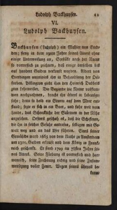 VI. Ludolph Backhuysen