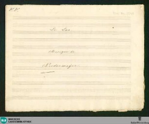 Le Lac - Don Mus.Ms. 2548 : V, pf; e