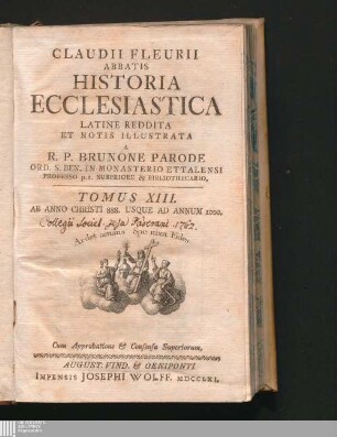Tomus XIII.: Ab Anno Christi 888. Usque Ad Annum 1000