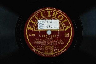 "Don Juan" : 2. Akt; Arie: Ihr geht nach jener Seite hin; Rezitativ: Stille, laß mich erst horchen / Mozart