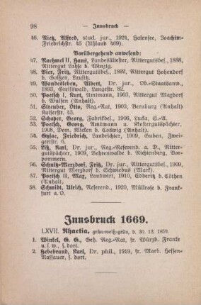 Innsbruck 1669