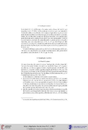 2. Cronologia e carriera