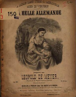 La belle allemande : op. 160