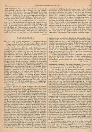 215-216 [Rezension] Inscriptions Grecques et Latines de la Syrie