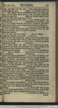 Der 147. Psalm