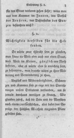 § 2. Wichtigkeit derselben für die Helfenden