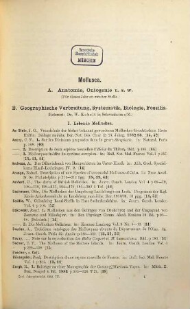 Zoologischer Jahresbericht. 1884 (1885), Abth. 3