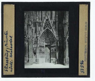 Straßburg, Münster : Nördliches Westportal
