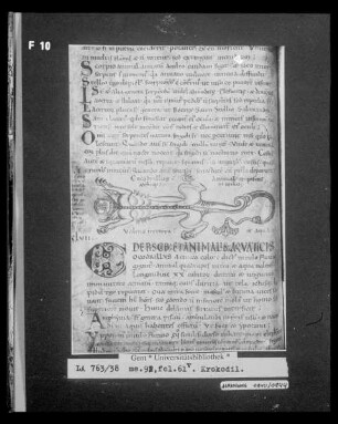 Liber Floridus Lamberti Canonici — Löwe, Folio 61verso