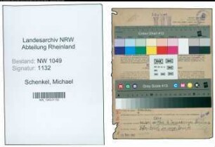 Entnazifizierung Michael Schenkel , geb. 25.12.1899 (Lehrer)