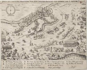 ABRIS DER VÖSTUNG HADTWAN, VON DEN CHRISTEN BELEGERT UND ERÖBERT, DEN 3. SEPTEMB: A: 1596.