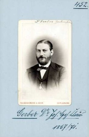 Gerber, Johann Heinrich Klaus, Zentrum